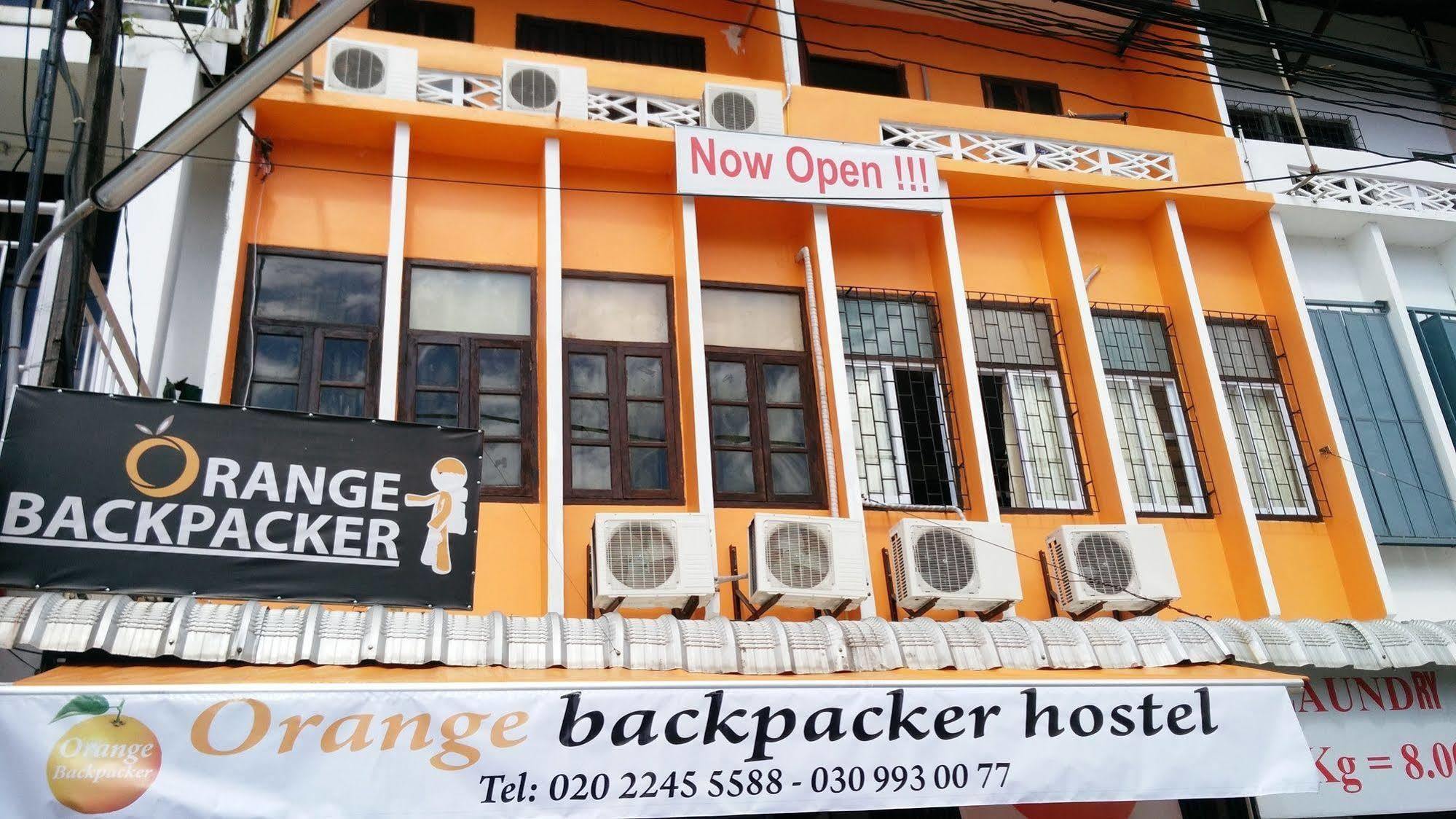 Orange Backpacker Hostel Vientiane Bagian luar foto